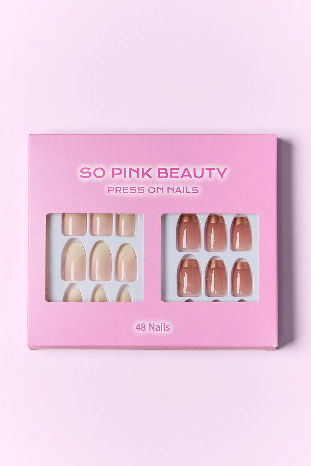 SO PINK BEAUTY Press On Nails 2 Packs.