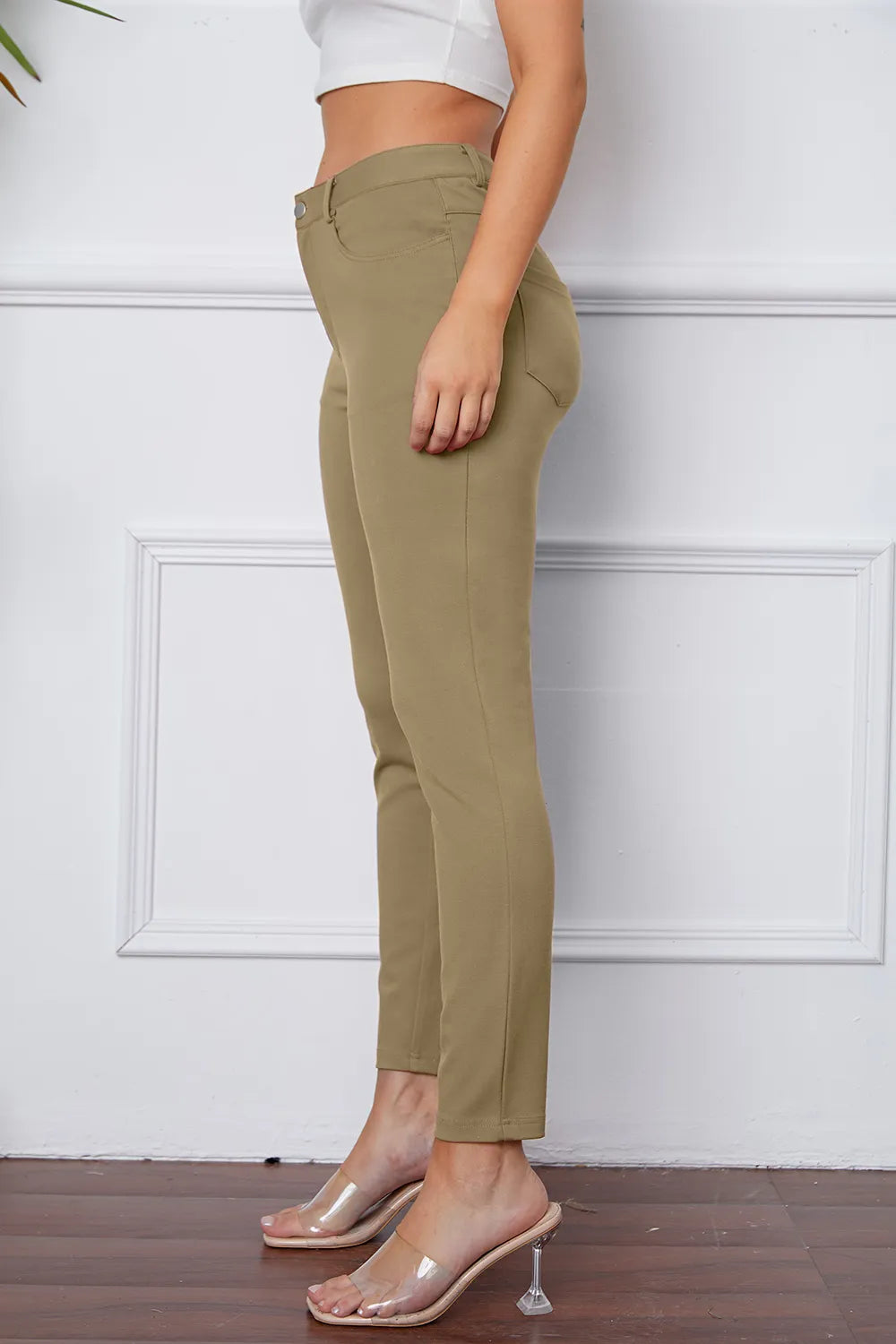 StretchyStitch Pants by Basic Bae.