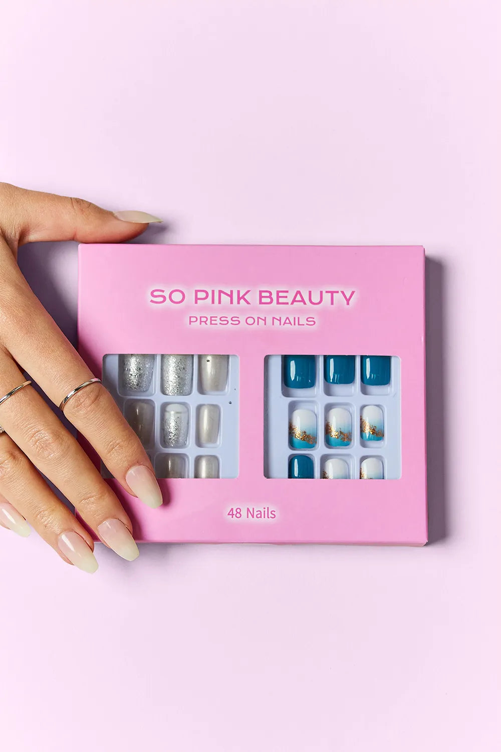 SO PINK BEAUTY Press On Nails 2 Packs.