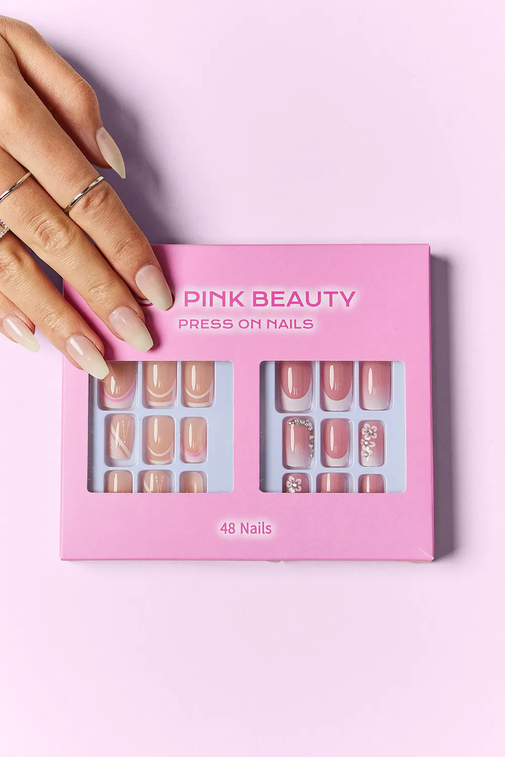 SO PINK BEAUTY Press On Nails 2 Packs.