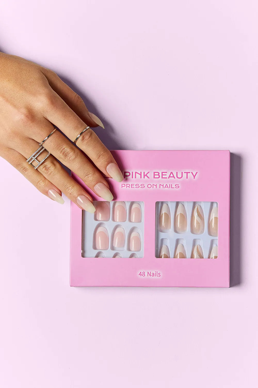 SO PINK BEAUTY Press On Nails 2 Packs.