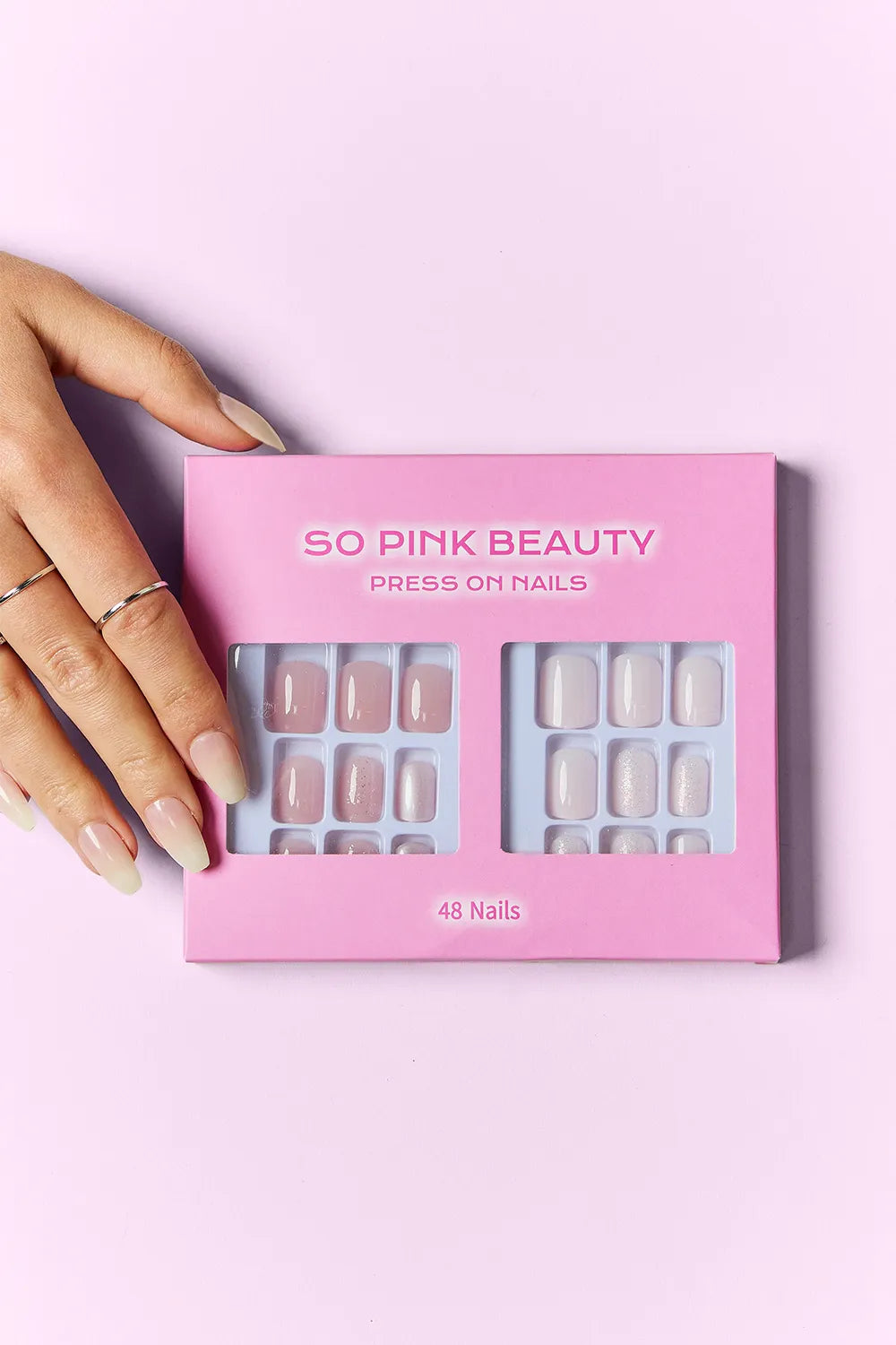 SO PINK BEAUTY Press On Nails 2 Packs.