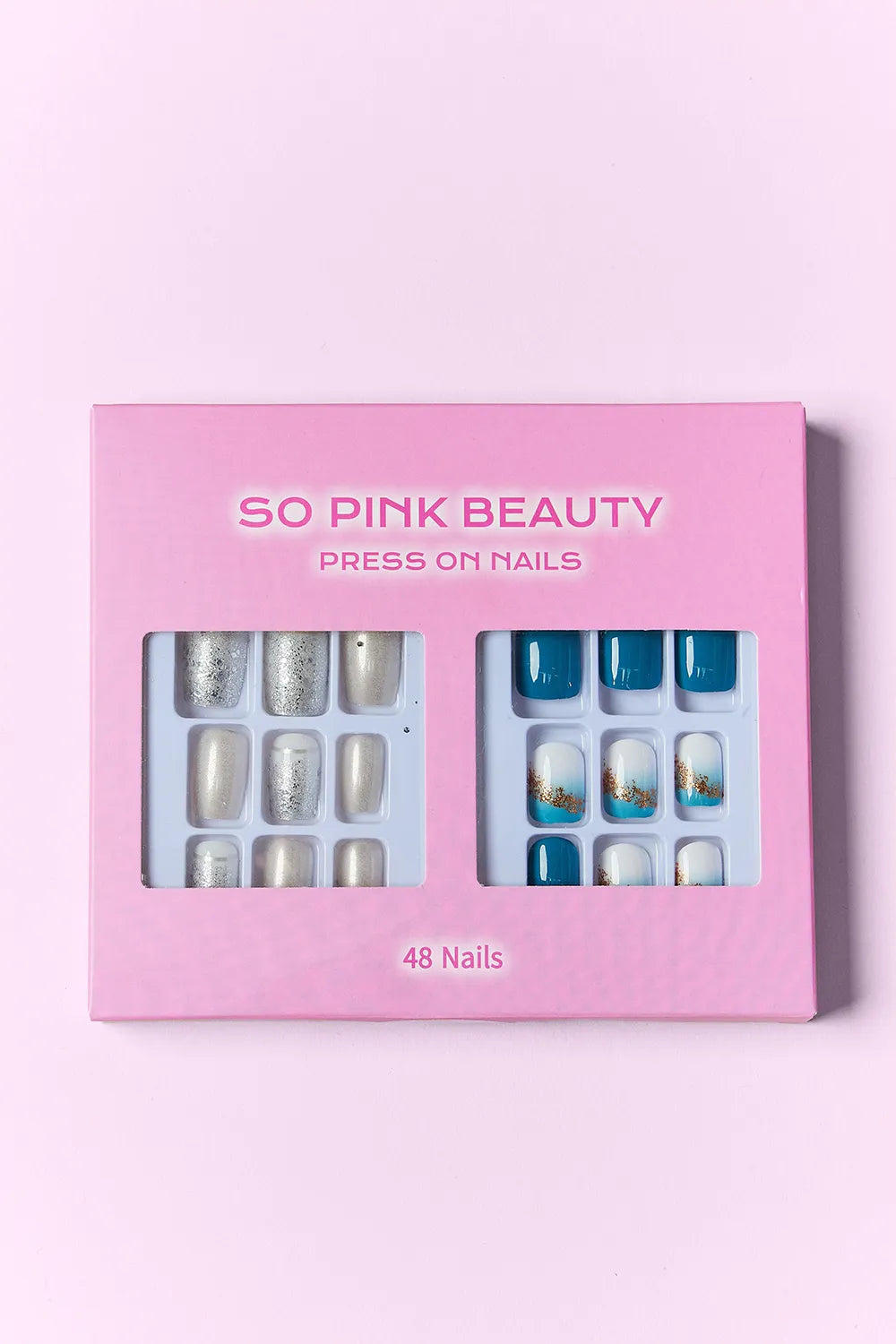 SO PINK BEAUTY Press On Nails 2 Packs.