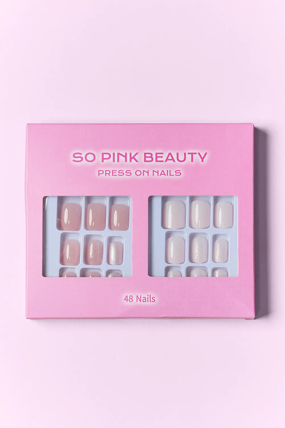 SO PINK BEAUTY Press On Nails 2 Packs.